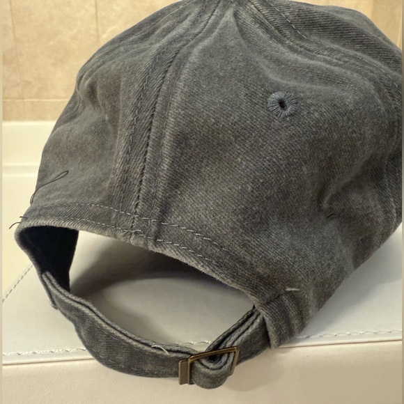 Gray Cap with Heart Patch- New - Picture 3 of 4